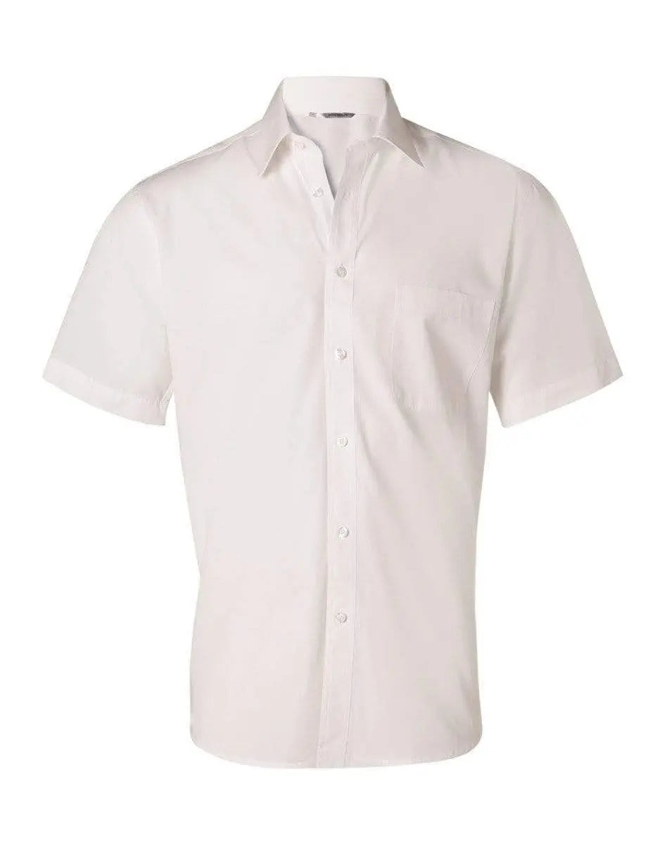 BENCHMARK Men's Nano ™ Tech Short Sleeve Shirt M7001 Metro Workwear.